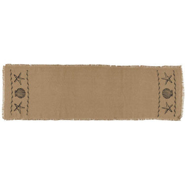 Sandy Tan Burlap Runner 13x48 VHC Brands - The Fox Decor